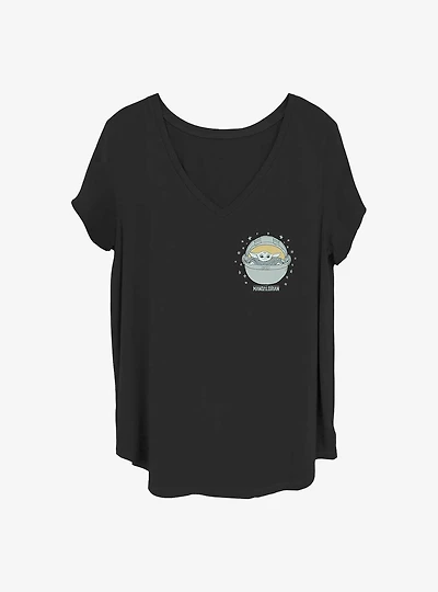 Star Wars The Mandalorian Star Child Girls T-Shirt Plus Size