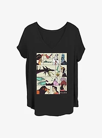 Disney Villains Villianous Girls T-Shirt Plus
