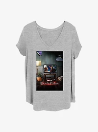 Marvel WandaVision 00's Poster Girls T-Shirt Plus Size