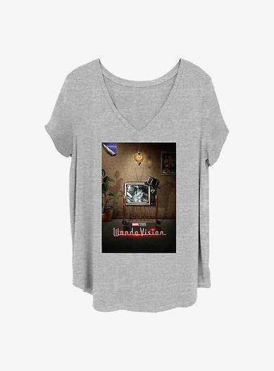 Marvel WandaVision 60's Poster Girls T-Shirt Plus
