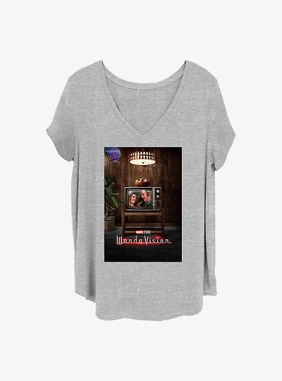 Marvel WandaVision 70's Poster Girls T-Shirt Plus