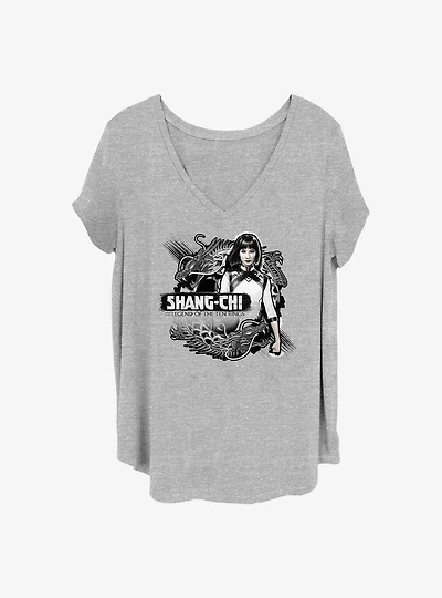 Marvel Shang-Chi and the Legend of the Ten Rings Xialing Dragons Girls T-Shirt Plus Size