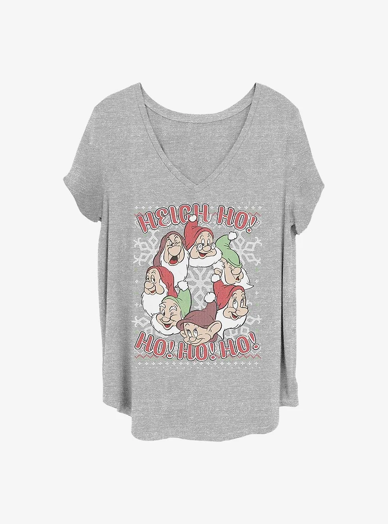 DIsney Snow White and the Seven Dwarfs Heigh Ho Ho Ho Girls T-Shirt Plus Size