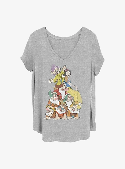 DIsney Snow White and the Seven Dwarfs Squad Girls T-Shirt Plus Size