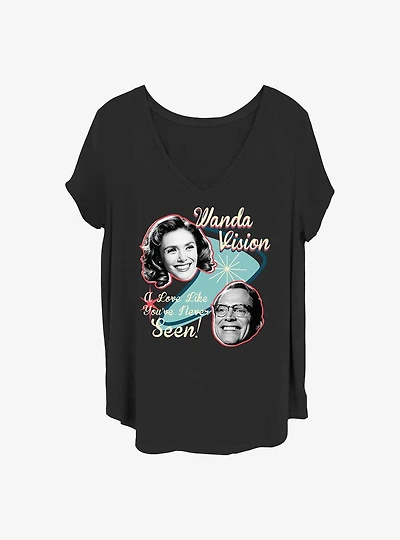 Marvel WandaVision Classic Wanda Girls T-Shirt Plus
