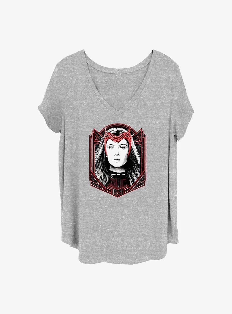 Marvel WandaVision Scarlet Banner Girls T-Shirt Plus