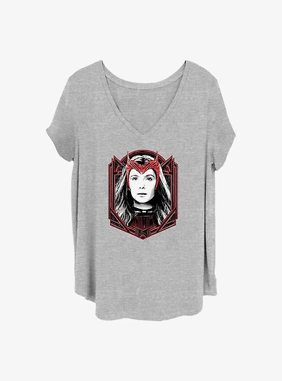 Marvel WandaVision Scarlet Banner Girls T-Shirt Plus