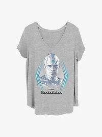 Marvel WandaVision Vision Online Girls T-Shirt Plus