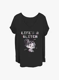 Disney Wreck-It Ralph Glitch Life Girls T-Shirt Plus Size