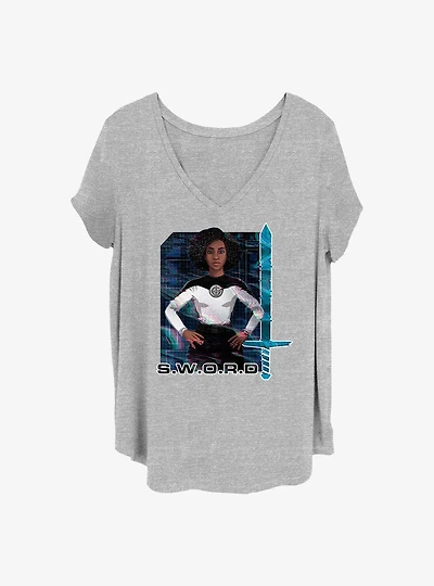 Marvel WandaVision Rambeau Glitch Girls T-Shirt Plus Size