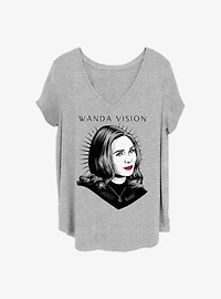 Marvel WandaVision Red Highlight Girls T-Shirt Plus