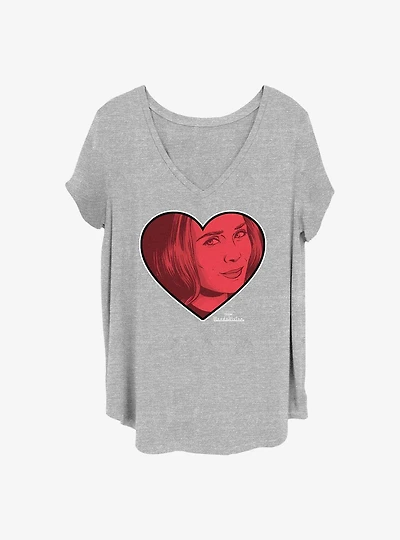 Marvel WandaVision Wanda Love Girls T-Shirt Plus