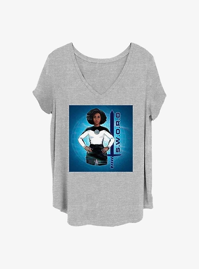 Marvel WandaVision Sword Girls T-Shirt Plus Size