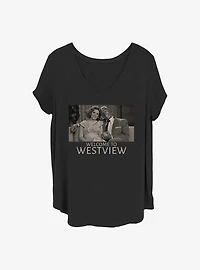 Marvel WandaVision Welcome To Westview Girls T-Shirt Plus