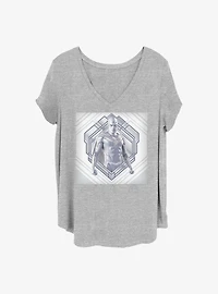 Marvel WandaVision White Vision Girls T-Shirt Plus Size