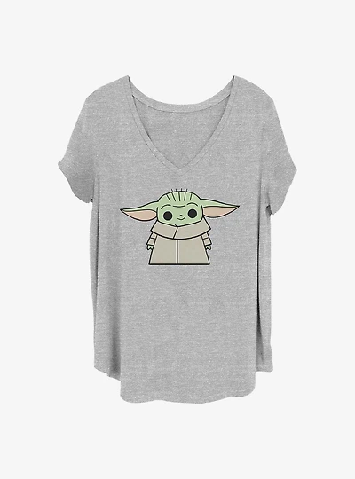 Star Wars The Mandalorian Baby Child Standing Girls T-Shirt Plus Size