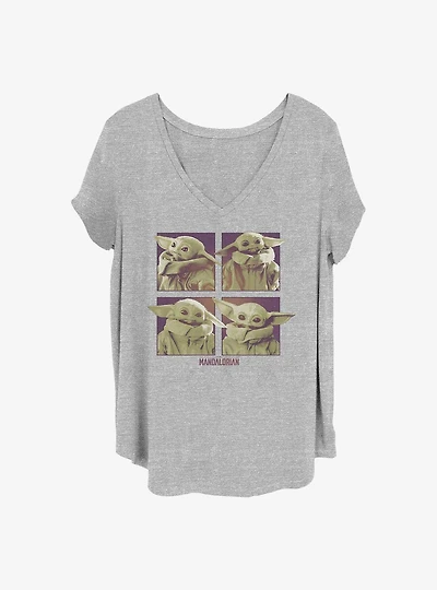 Star Wars The Mandalorian Child At Twilight Girls T-Shirt Plus Size
