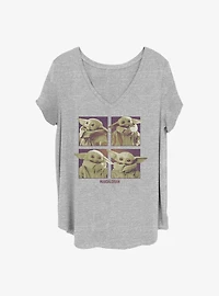 Star Wars The Mandalorian Child At Twilight Girls T-Shirt Plus Size