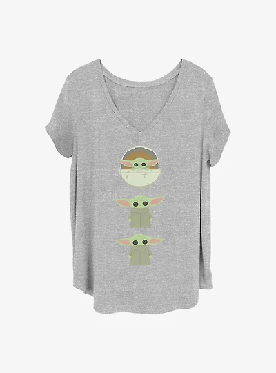 Star Wars The Mandalorian Child Stack Girls T-Shirt Plus Size