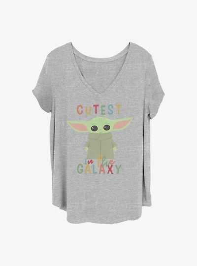 Star Wars The Mandalorian Cutest Little Child Girls T-Shirt Plus