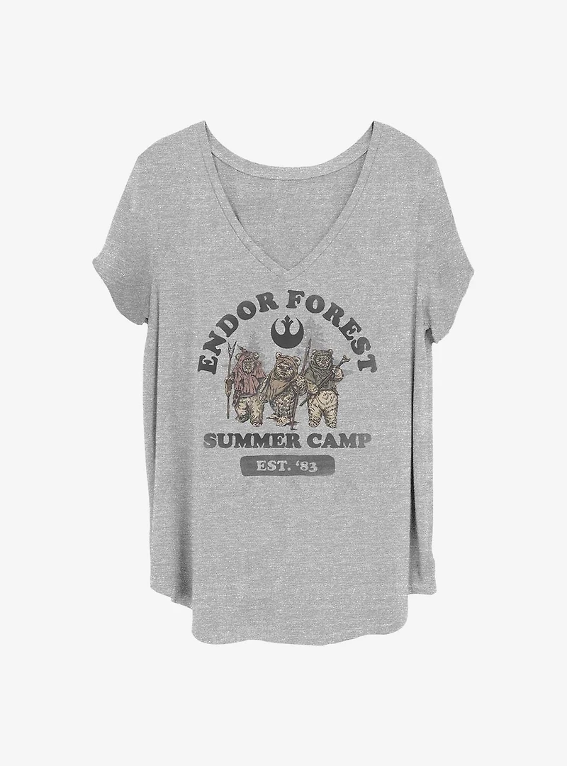 Star Wars Endor Summer Camp Girls T-Shirt Plus