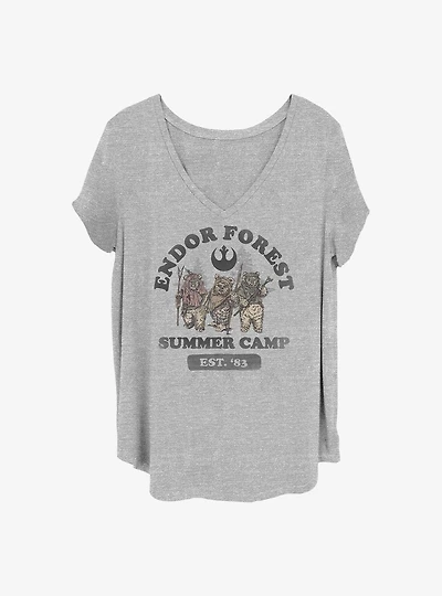 Star Wars Endor Summer Camp Girls T-Shirt Plus