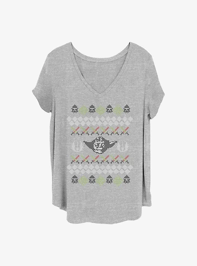 Star Wars Jedi Holiday Girls T-Shirt Plus