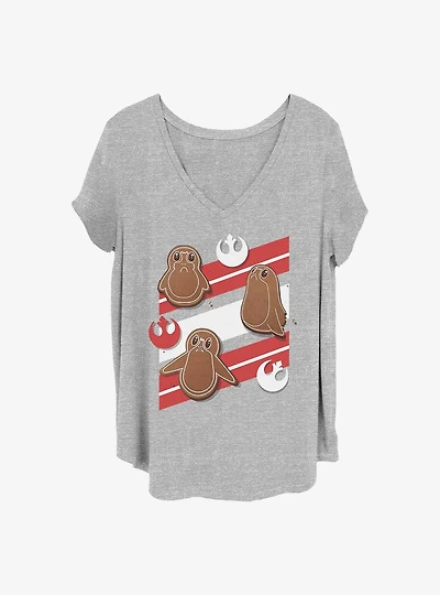 Star Wars: The Last Jedi Ginger Porgs Girls T-Shirt Plus Size