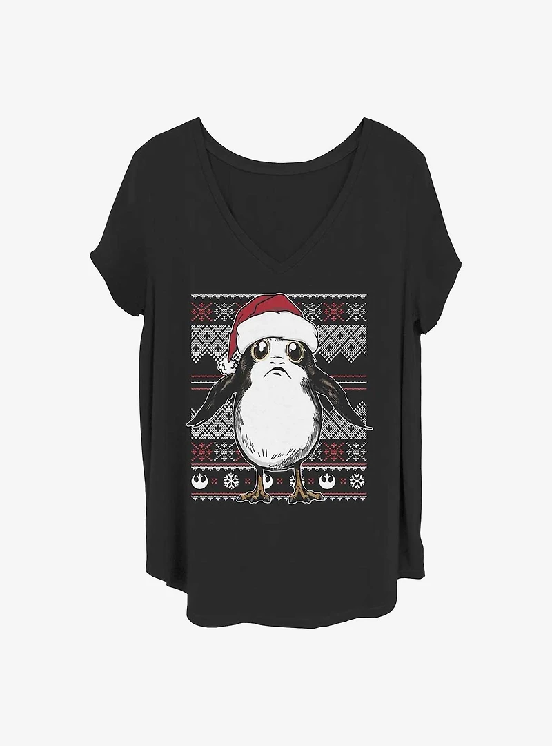 Star Wars: The Last Jedi Porg Sweater Girls T-Shirt Plus