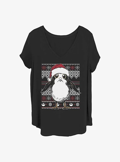 Star Wars: The Last Jedi Porg Sweater Girls T-Shirt Plus