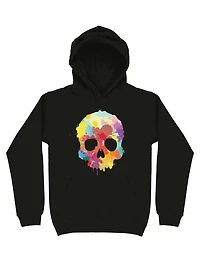 Expressive Colorful Skull Hoodie