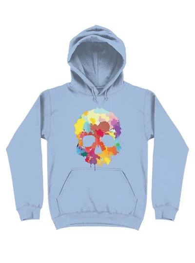 Expressive Colorful Skull Hoodie