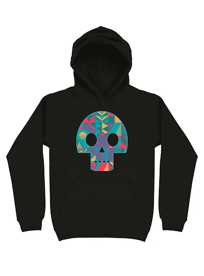 Geometric Abstract Skull Hoodie