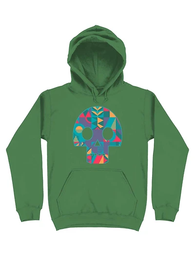 Geometric Abstract Skull Hoodie