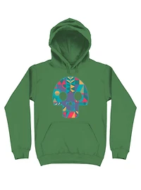 Geometric Abstract Skull Hoodie