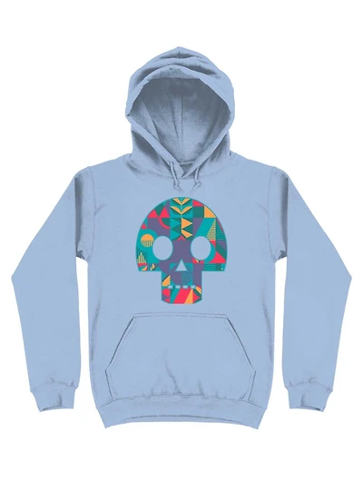 Geometric Abstract Skull Hoodie