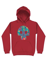 Geometric Abstract Skull Hoodie