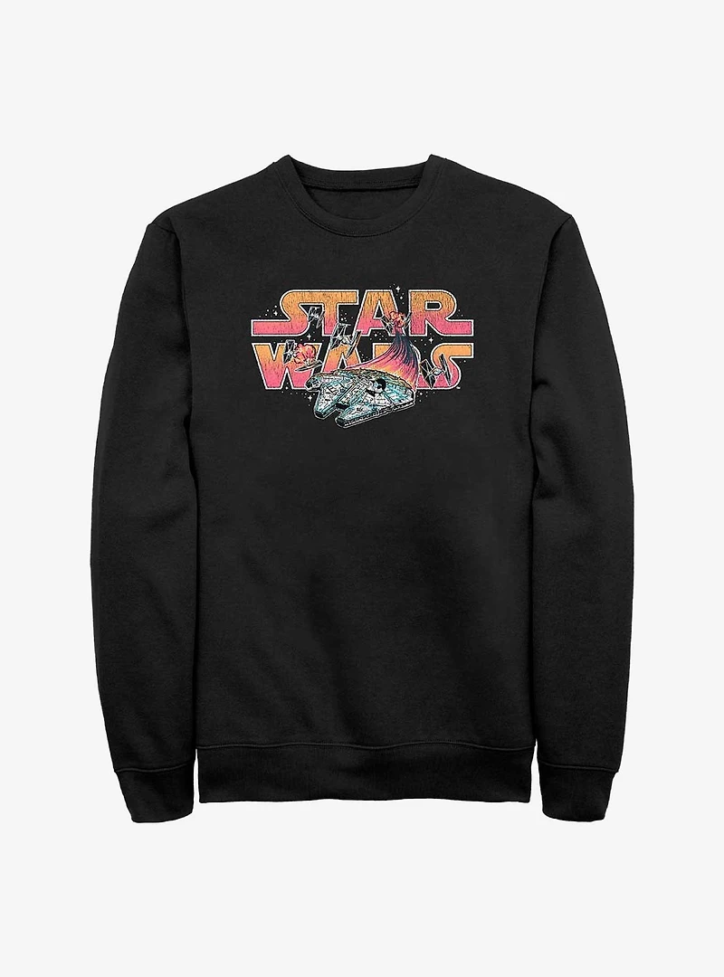 Star Wars Falcon Chase Logo Sweatshirt