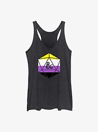Dungeons & Dragons Non-Binary Pride Dice Pride Tank