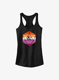 Dungeons & Dragons Lesbian Pride Dice Tank
