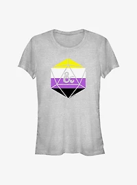 Dungeons & Dragons Non-Binary Pride Dice T-Shirt