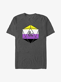 Dungeons & Dragons Non-Binary Pride Dice Pride T-Shirt