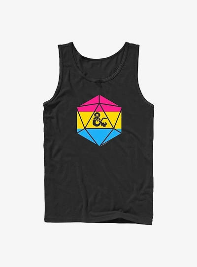 Dungeons & Dragons Pansexual Pride Dice Tank