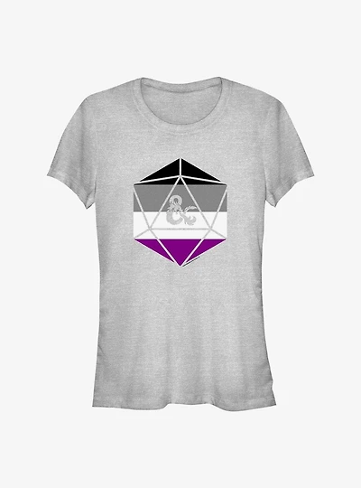 Dungeons & Dragons Asexual Pride Dice T-Shirt