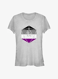 Dungeons & Dragons Asexual Pride Dice T-Shirt