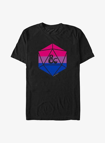 Dungeons & Dragons Bisexual Pride Dice Pride T-Shirt