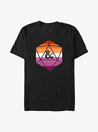Dungeons & Dragons Lesbian Pride Dice Pride T-Shirt