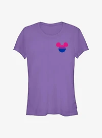 Disney Mickey Mouse Bisexual Badge Pride T-Shirt