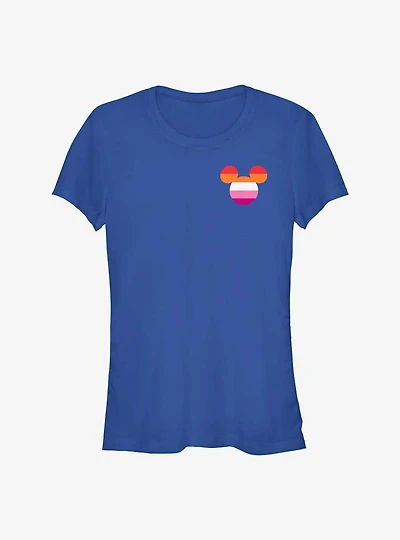 Disney Mickey Mouse Lesbian Pride Badge Pride T-Shirt