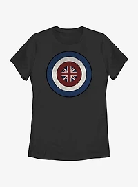 Marvel Captain Peggy Carter Shield Womens T-Shirt